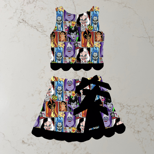 PREORDER Magical Villains Bow Athletic Set *SHIPS EARLY AUGUST*