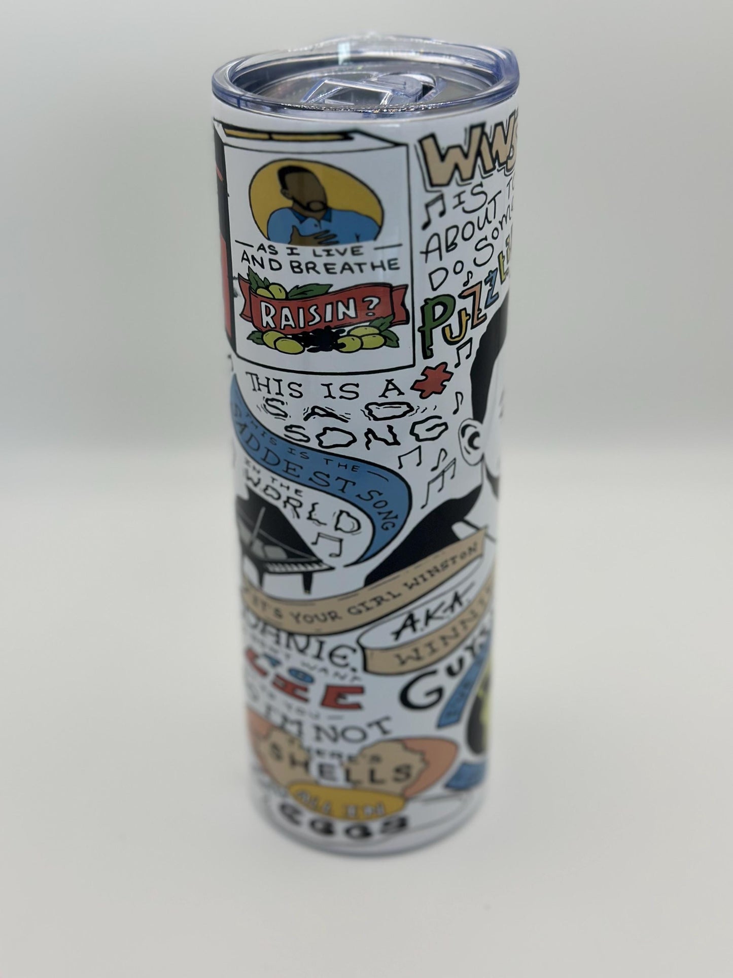 New Girl Winston Best Quotes Tumbler, Skinny Tumbler, New Girl TV Show Mug